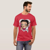 Betty Boop Peace vintage T-Shirt (Vorne ganz)