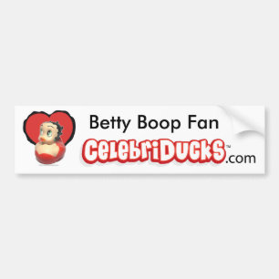 Betty Boopgummiente Bumber Aufkleber Autoaufkleber