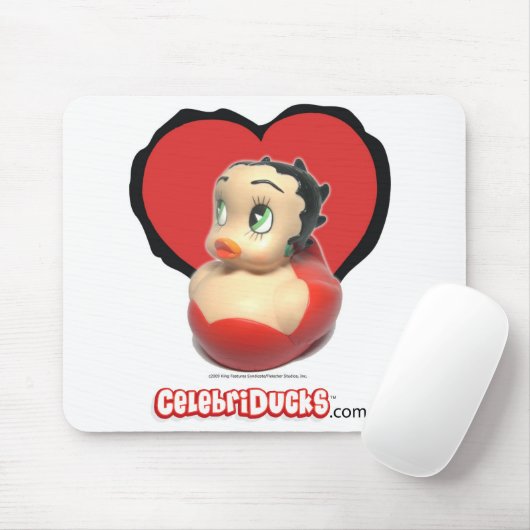 Betty Boopgummiente Mousepad (Mit Mouse)