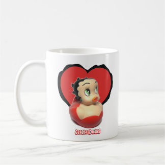 Betty- Boopkaffee-Tasse - CelebriDucks Gummi-Enten Kaffeetasse