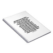 Betty Botter Better Butter (Tongue Twister) Notizblock (Rechte Seite)