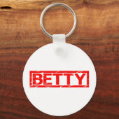 Betty Briefmarke Schlüsselanhänger (Vorderseite)