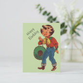 Betty das Cowgirl Postkarte (Stehend Vorderseite)