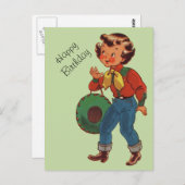 Betty das Cowgirl Postkarte (Vorne/Hinten)