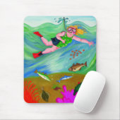 Betty geht zu schnorcheln mousepad (Mit Mouse)
