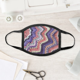 Betty McKnit Lila Mixer Crochet Facemask Mund-Nasen-Maske