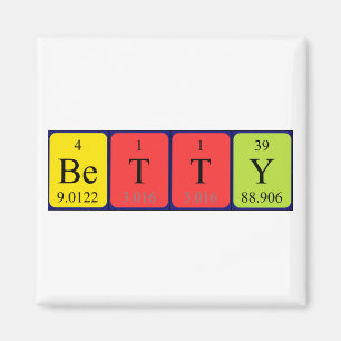 Betty Periodenmagnet Magnet