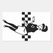 Betty-Schlag II Rechteckiger Aufkleber (Vorderseite)