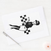 Betty-Schlag II Rechteckiger Aufkleber (Umschlag)