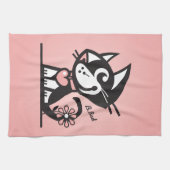 BETTY-SCHLECHT-MIEZEKATZE GESCHIRRTUCH (Horizontal)