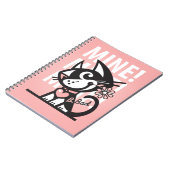 BETTY-SCHLECHT-MIEZEKATZE NOTIZBLOCK (Linke Seite)