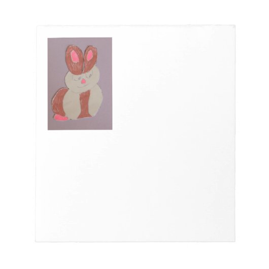 Betty the Rabbit Notizblock (Vorderseite)