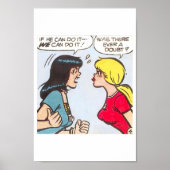 Betty Veronica Comic Strip Poster (Vorne)