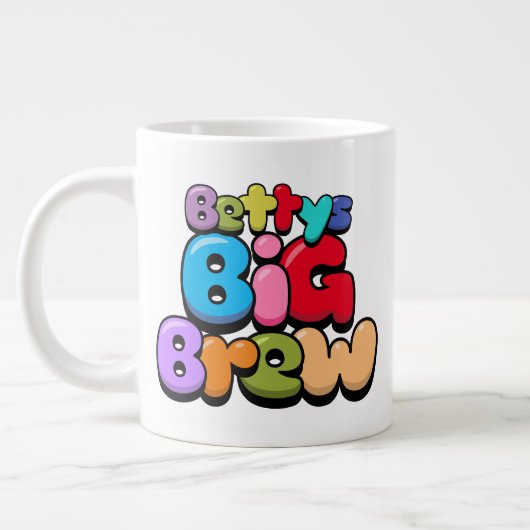 Bettys Big Brew Riesenkaffee-Tasse Jumbo-Tasse (Links)