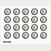 Betty's Daisy Round Sticker (Blatt)