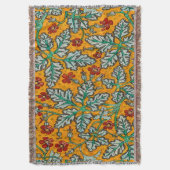 Betty's gelbe Blumen Decke (Vorderseite Vertikal)