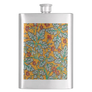 Betty's gelbe Blumen Flachmann