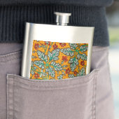 Betty's gelbe Blumen Flachmann (Beispiel)