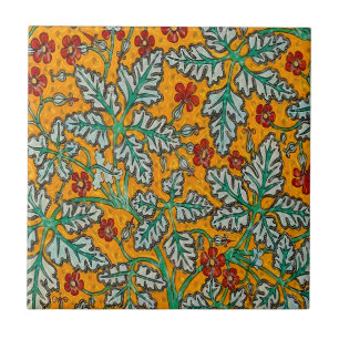 Betty's gelbe Blumen Fliese