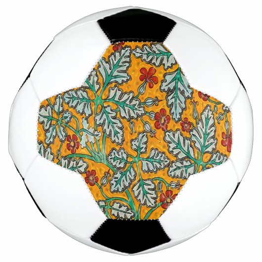 Betty's gelbe Blumen Fußball (Vorderseite)