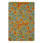 Betty's gelbe Blumen Mini Klemmbrett (Rückseite)