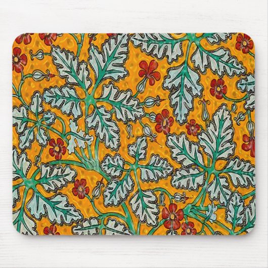 Betty's gelbe Blumen Mousepad (Vorne)
