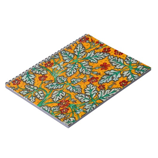 Betty's gelbe Blumen Notizblock (Linke Seite)