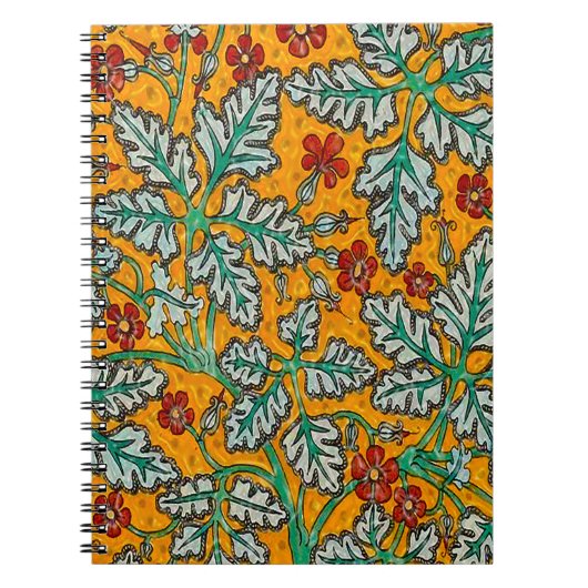 Betty's gelbe Blumen Notizblock (Vorderseite)