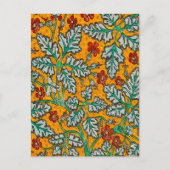 Betty's gelbe Blumen Postkarte (Vorderseite)