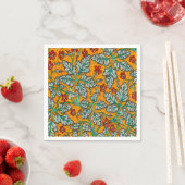 Betty's gelbe Blumen Serviette (Beispiel)