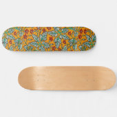 Betty's gelbe Blumen Skateboard (Horizontal)