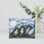 Bettzeug von Tanya Bond Postkarte (Stehend Vorderseite)