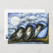 Bettzeug von Tanya Bond Postkarte (Vorne/Hinten)