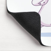 Betupfende Einhorn-Mausunterlage Mousepad (Ecke)