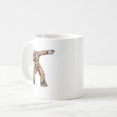 Betupfende Kaffee-Tasse Bigfoots Kaffeetasse (Vorderseite Links)