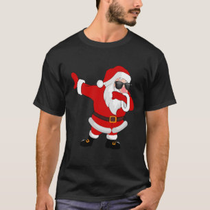 Betupfende Sankt mit Sunglass Weihnachten lustig T-Shirt