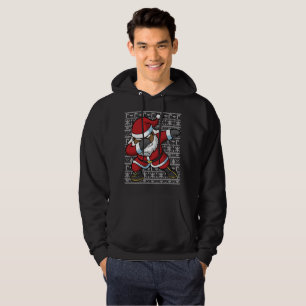 Betupfende schwarzer Sankt-Klecks-hässliche Hoodie