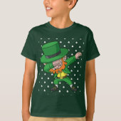 Betupfenden Kobold-St Patrick Tag T-Shirt (Vorderseite)