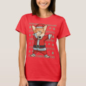 Betupfender CorgihundT - T-Shirt (Vorderseite)