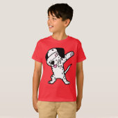 Betupfender Dalmatiner lustiger Dalmation T-Shirt (Vorne ganz)