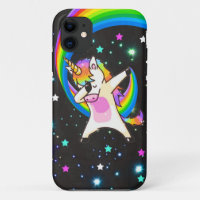 Betupfender Einhorn-Neonglühen iPhone SE/5/5s Fall