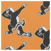 Betupfender Honigdachs Stoff (Nahaufnahme)