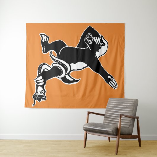 Betupfender Honigdachs Wandteppich (Beispiel (Horizontal))