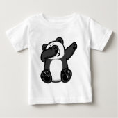 Betupfender Tier-Panda Baby T-shirt (Vorderseite)