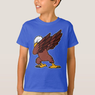 Betupfender Weißkopfseeadler-lustiger Klecks-Vogel T-Shirt