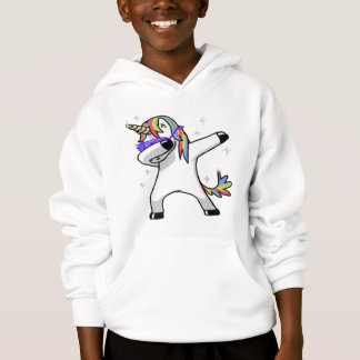 Betupfendes Einhorn Hoodie