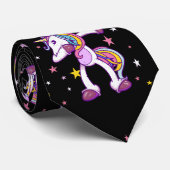Betupfendes Einhorn mit Sternen Krawatte (Gerollt)