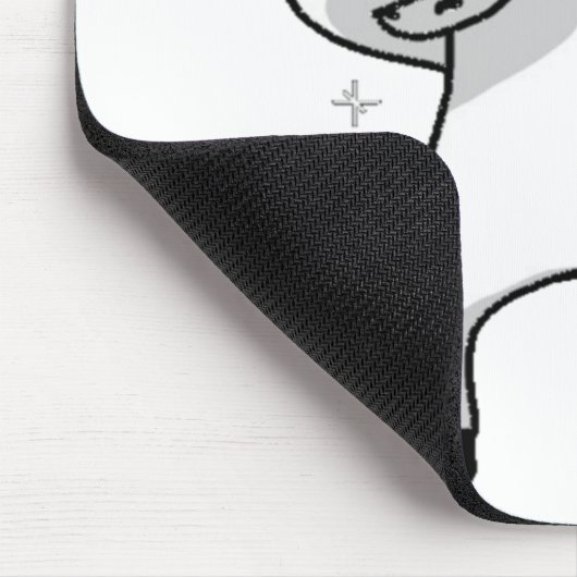 Betupfendes Einhorn Mousepad (Ecke)