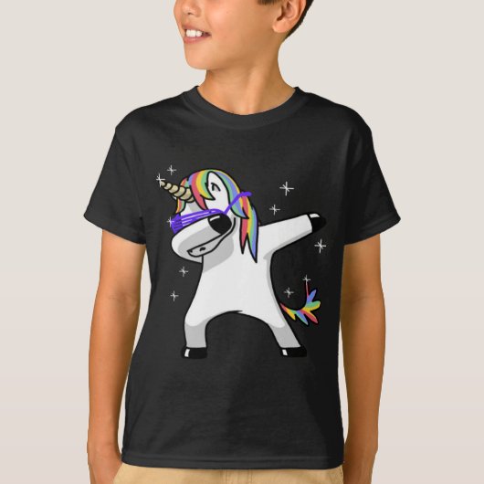 Betupfendes Einhorn T-Shirt (Vorderseite)