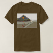 Between a Rock and a Hard Place Geologic Subductio T-Shirt (Design vorne)